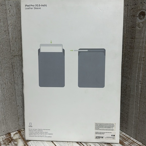 iPad Pro new 10.5” black leather sleeve protective travel sleeve case cover - Picture 3 of 6